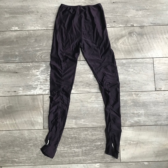 ACNE Shiny Spandex Stirrup Leggings - Picture 3 of 8